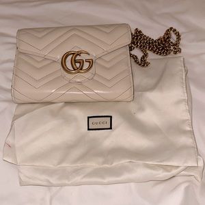 Gucci GG Marmont Chevron Mini Quilted Bag